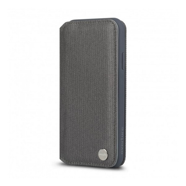 

Чохол-книжка для iPhone XR Moshi Overture Premium Wallet Case Herringbone Gray, iPhone XR Moshi Overture Premium Wallet Case