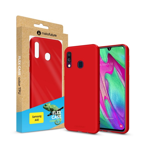 

Накладка для Samsung Galaxy A405 A40 MakeFuture Flex Case (Soft-touch TPU) Red, Samsung Galaxy A405 A40 MakeFuture Flex Case (Soft-touch TPU)