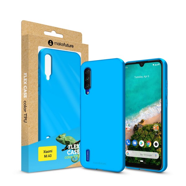

Накладка для Xiaomi Mi A3 MakeFuture Flex Case (Soft-touch TPU) Light Blue, Xiaomi Mi A3 MakeFuture Flex Case (Soft-touch TPU)
