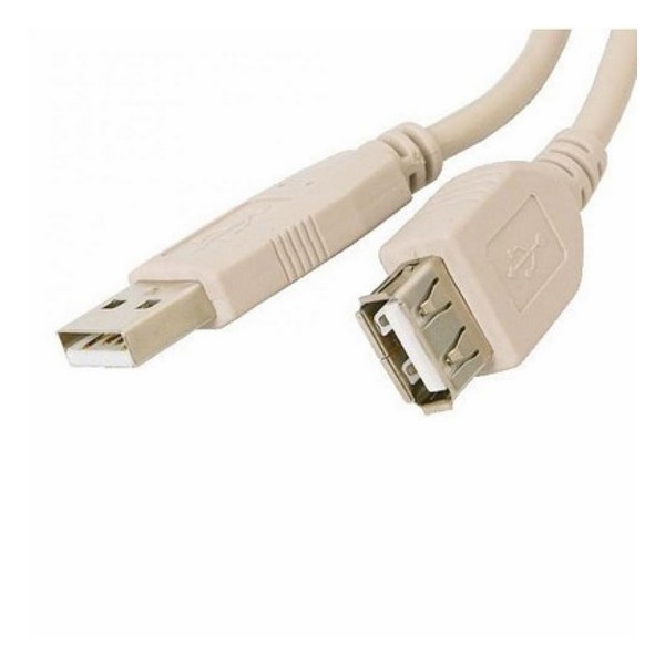 Дата-кабель Atcom 3789 1.8m USB(тато) - USB(мама) White