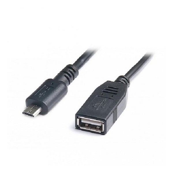 

Кабель microUSB (папа) = USB (мама) 0.1 м REAL-EL EL123500014 Black, EL123500014 Black