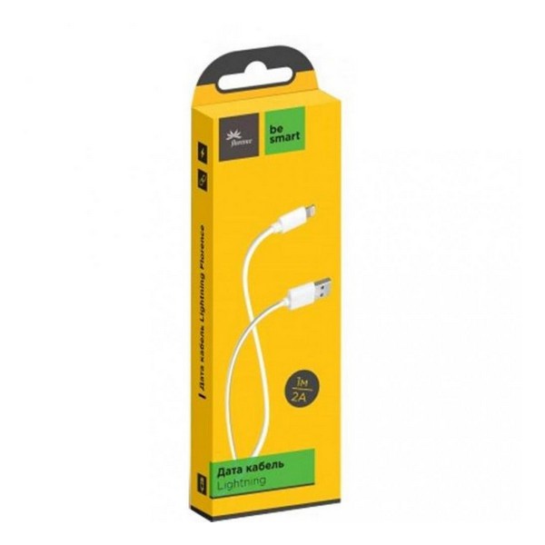 

Кабель USB (папа) = Apple Lightning (папа) 0.2 м Florence FD-L1-2W White, FD-L1-2W White