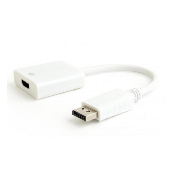 

Адаптер DisplayPort (папа) = HDMI (мама) Cablexpert (A-DPM-HDMIF-03-W) White, (A-DPM-HDMIF-03-W) White