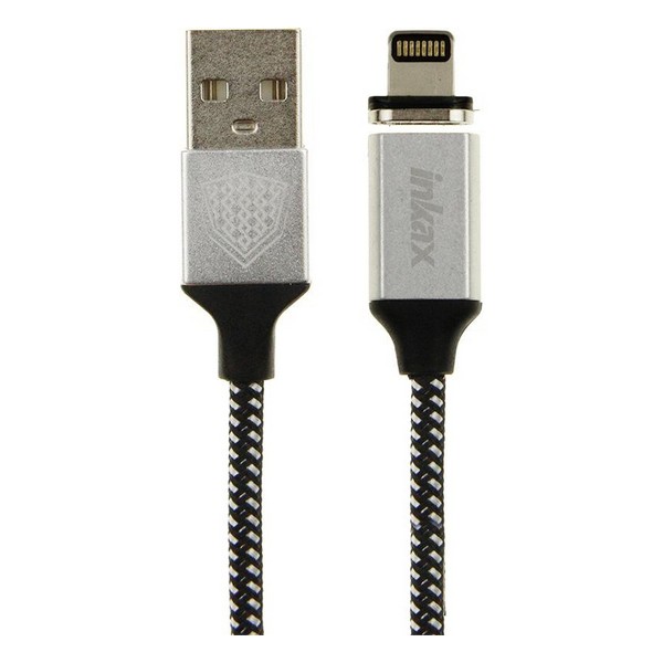 

Кабель USB (папа) = Apple Lightning (папа) 1 м INKAX CK-50 Black, CK-50 Lightning cable 1m Black