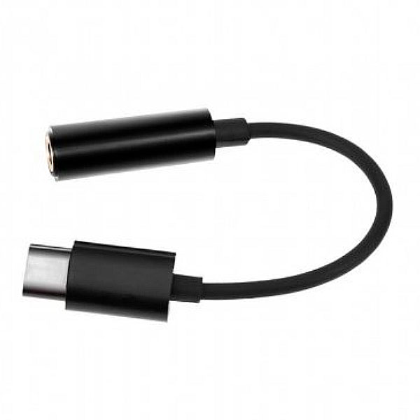 

Перехідник аудіо USB type C (папа) = 3,5 мм (мама) 0.15 м Cablexpert CCA-UC3.5F-01 Black, CCA-UC3.5F-01