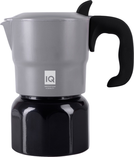 Кавоварка гейзерна IQ Be Chef (IQ-12101-3) Black Gray