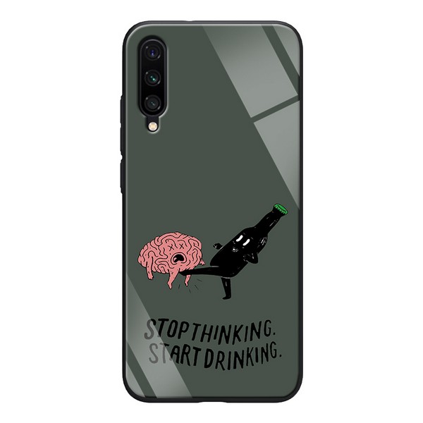 

Накладка для Xiaomi Mi A3 TPU+Glass ForFun Stopthinking, Xiaomi Mi A3 ForFun