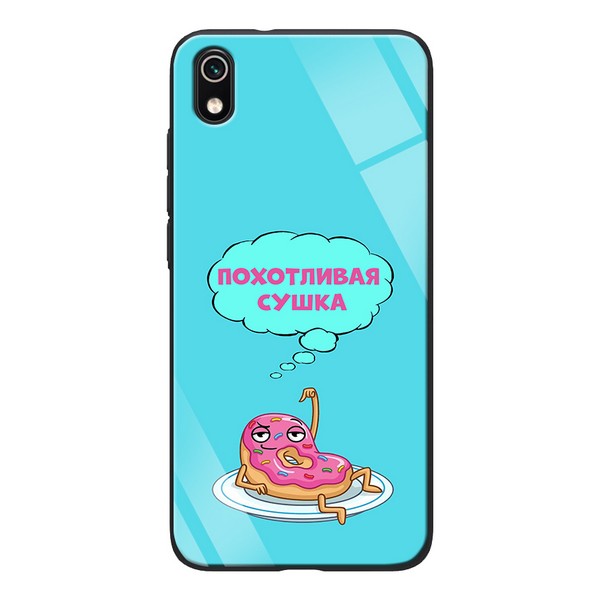 

Накладка для Xiaomi Redmi 7A TPU+Glass ForFun Похотливая сушка, Xiaomi Redmi 7A ForFun