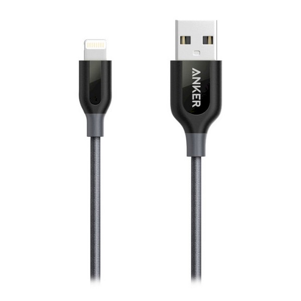 

Кабель USB (папа) = Apple Lightning (папа) 0.9 м Anker A8121HA2 Gray, A8121HA2 Gray