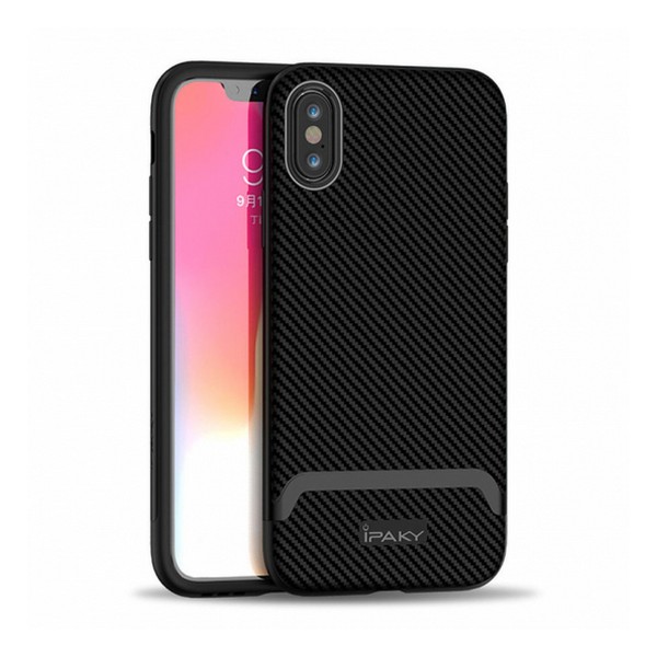 

Накладка для iPhone XS Max iPaky TPU+PC Black, iPhone Xs Max iPaky TPU+PC Dunjia