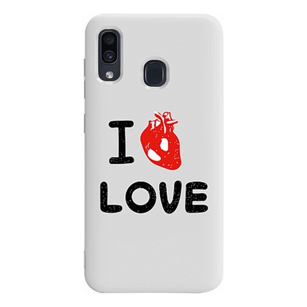 

Накладка для Samsung Galaxy A305 A30/Galaxy A205 A20 TOTO Pure TPU Print Case Love Heart White, Samsung Galaxy A305 A30/Galaxy A205 A20 TOTO Pure TPU 2mm Print Case