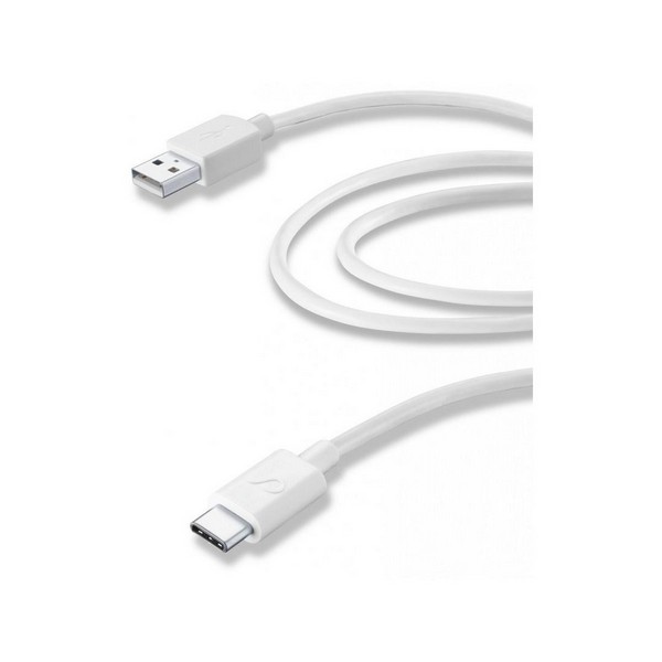 

Кабель USB (папа) = USB type C (папа) 2 м Cellular Line USBDATACUSBC2MW White, USBDATACUSBC2MW White