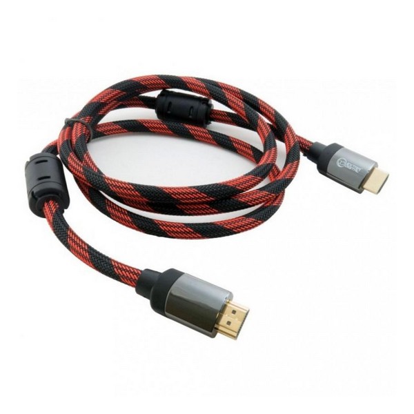 Відео-кабель Extradigital KBH1633 HDMI(тато)HDMI(тато), 1,5m Black Red Extradigital - купити в Україні