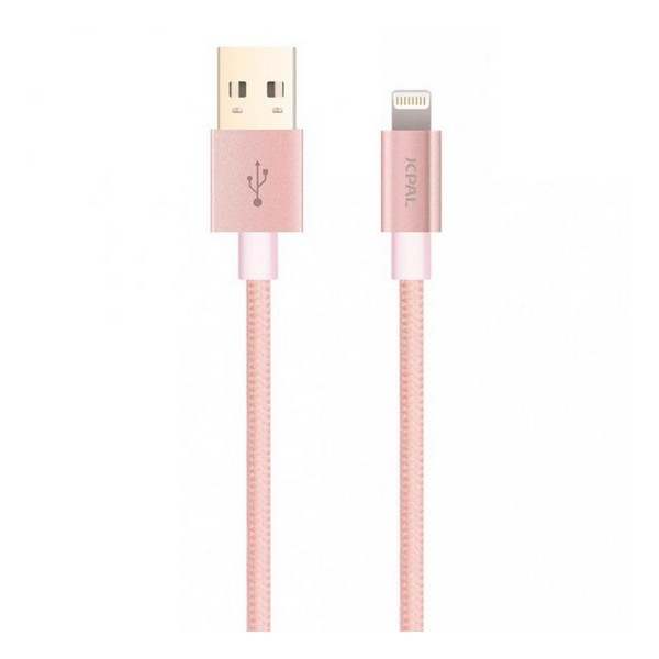 

Кабель USB (папа) = Apple Lightning (папа) 1.5 м JCPAL JCP6109 Pink, JCP6109 Pink