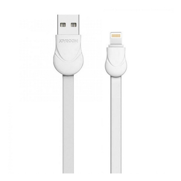

Кабель USB (папа) = Apple Lightning (папа) 1 м Joyroom 6956116729479 White, 6956116729479 White
