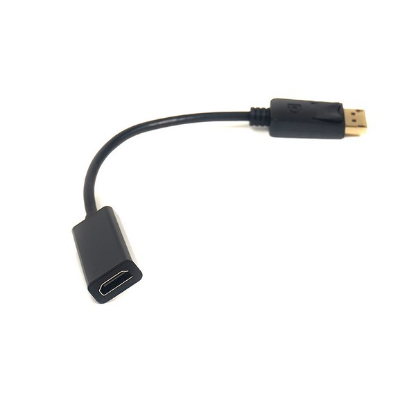Перехідник PowerPlant CA910465 DisplayPort (тато) - HDMI (мама) Black
