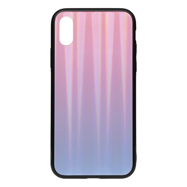 

Накладка для iPhone XS Max TOTO Aurora Print Glass Case Lilac, Aurora Print Glass Case Apple iPhone XS Max Blue