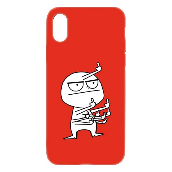 

Накладка для iPhone X/iPhone XS TOTO Cartoon Soft Silicone TPU Case Red, Cartoon Soft Silicone TPU Case iPhone X/XS Banana Red