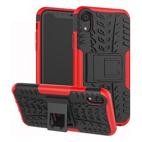 

Накладка для iPhone XR TOTO Dazzle Kickstand 2 in 1 Case Red, Dazzle kickstand 2 in 1 case iPhone Xr Black