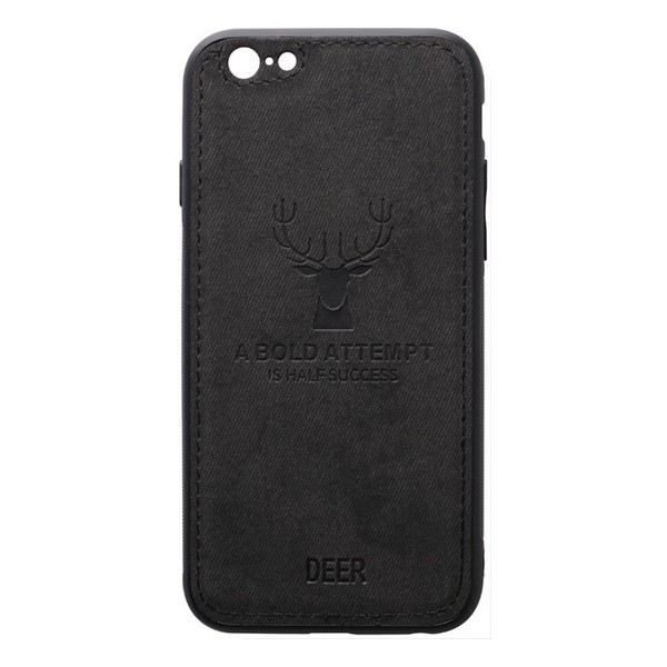 

Накладка для iPhone 6 Plus/6s Plus TOTO Deer Shell With Leather Effect Case Black, Deer Shell With Leather Effect Case Apple iPhone 6 Plus/6s Plus Black