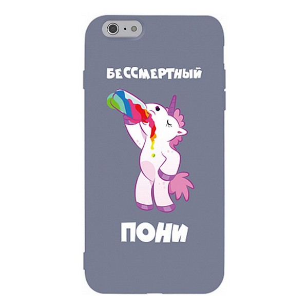 

Накладка для iPhone 6/6s TOTO Matt TPU 2mm Print Case Grey, Matt TPU 2mm Print Case Apple iPhone 6/6s
