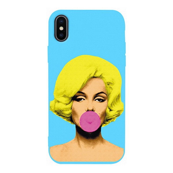 

Накладка для iPhone X/iPhone XS TOTO Matt TPU 2mm Print Case Blue, Matt TPU 2mm Print Case Apple iPhone X/XS