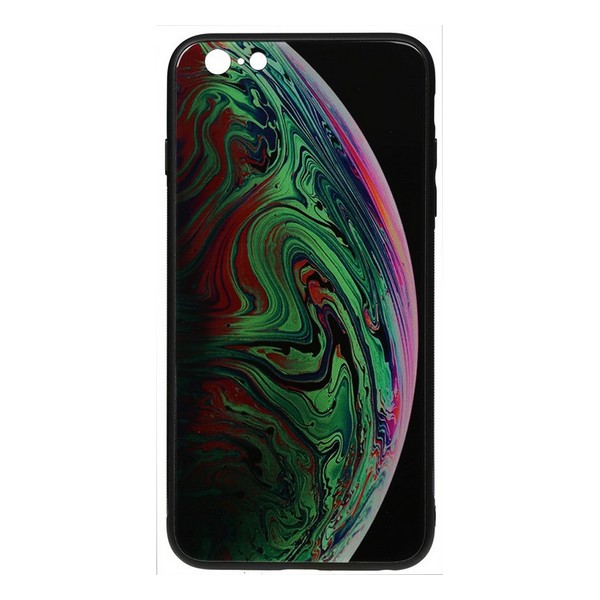 

Накладка для iPhone 6 Plus/6s Plus TOTO Print Glass Space Case Green, Print Glass Space Case iPhone 6 Plus/6S Plus Amethyst
