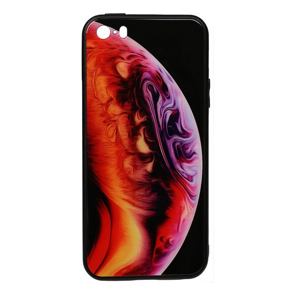 

Накладка для iPhone 5/5S/SE TOTO Print Glass Space Case Amethyst, Print Glass Space Case iPhone SE/5s/5 Amethyst