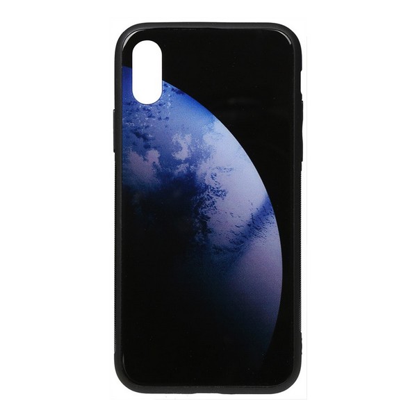 

Накладка для iPhone XS Max TOTO Print Glass Space Case Blue, Print Glass Space Case iPhone XS Max Max Amethyst
