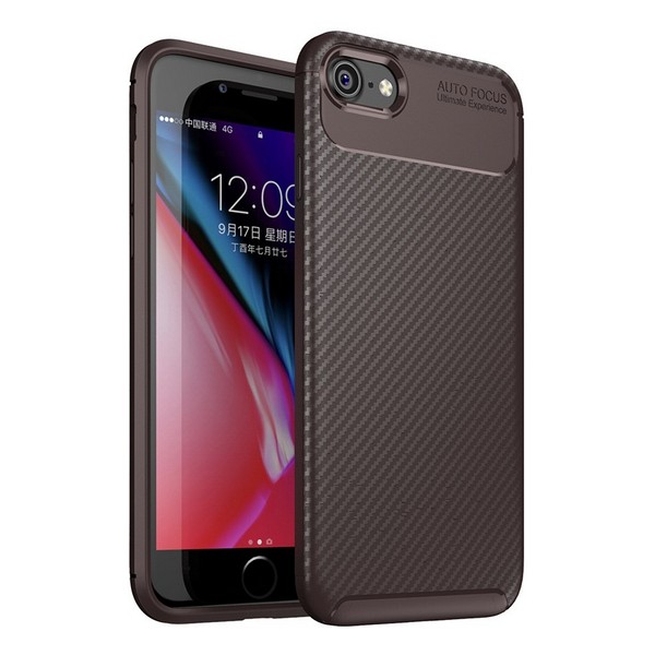 

Накладка для iPhone 7/iPhone 8 TOTO TPU Carbon Fiber 1,5mm Case Coffee, TPU Carbon Fiber 1,5mm Case iPhone 7/8 Coffee