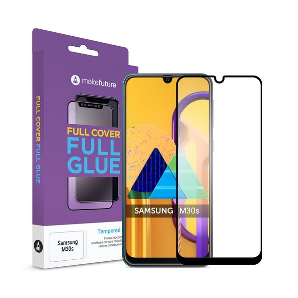 

Захисне скло Samsung Galaxy A20/A30/A30s/A50/A50s/M30/M30s Full Cover Full Glue (чорне) MakeFuture, MGF-SM30S