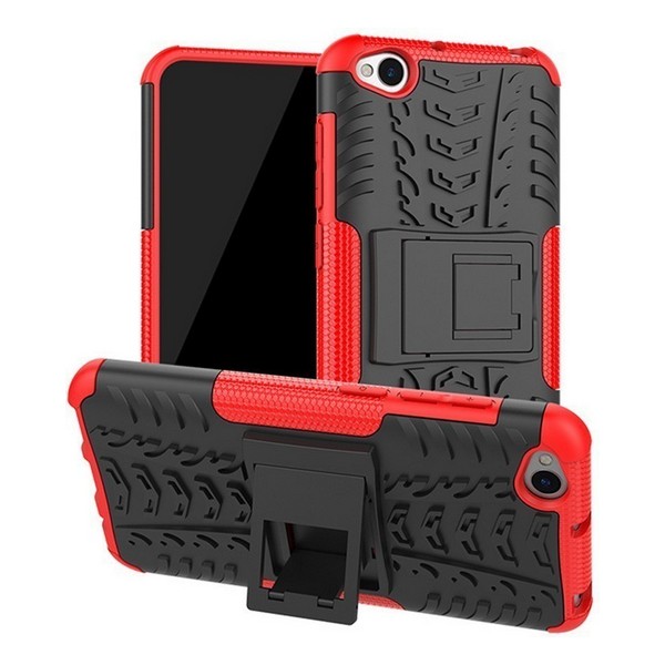 

Накладка для Xiaomi Redmi Go TOTO Dazzle Kickstand 2 in 1 Case Red, Dazzle kickstand 2in1 case Xiaomi Redmi Go Red