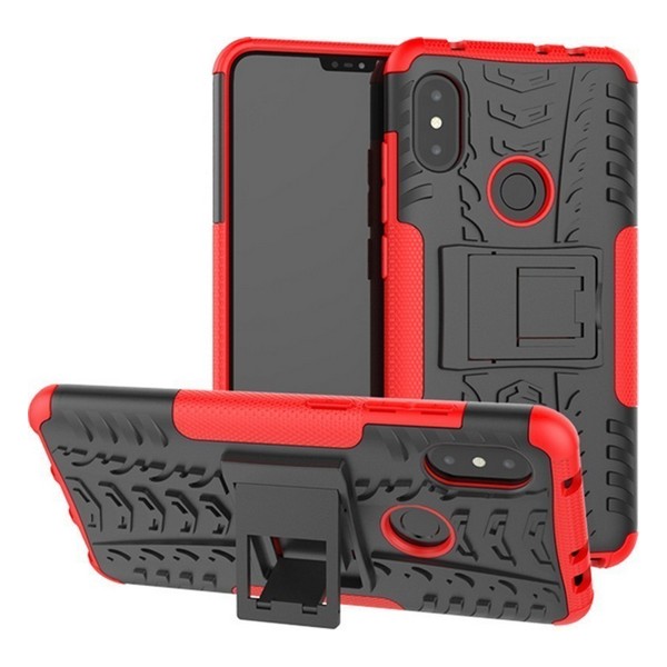 

Накладка для Xiaomi Redmi Note 6 Pro TOTO Dazzle Kickstand 2 in 1 Case Red, Dazzle kickstand 2in1 case Xiaomi Redmi Note 6 Pro Red