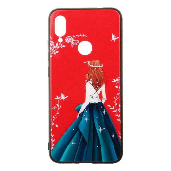 

Накладка для Xiaomi Redmi Note 7 TOTO Glass Fashionable Case Green Dress Girl, Glass Fashionable Case Xiaomi Redmi Note 7 Green Dress Girl