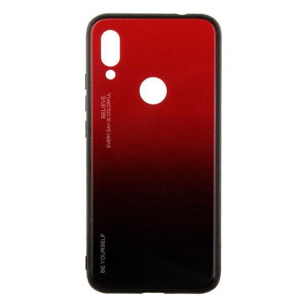 

Накладка для Xiaomi Redmi 7 TOTO Gradient Glass Case Red, Gradient Glass Case Xiaomi Redmi 7 Red