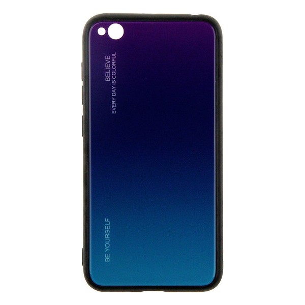 

Накладка для Xiaomi Redmi Go TOTO Gradient Glass Case Purple, Gradient Glass Case Xiaomi Redmi Go Purple