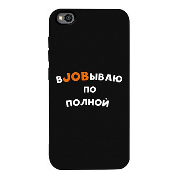

Накладка для Xiaomi Redmi Go TOTO Matt TPU 2mm Print Case Job Black, Matt TPU 2mm Print Case Xiaomi Redmi Go #21 Job Black