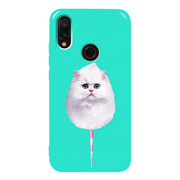 

Накладка для Xiaomi Redmi 7 TOTO Pure TPU 2mm Print Case Cat Candy Mint, Pure TPU 2mm Print Case Xiaomi Redmi 7 #9 Cat Candy Mint