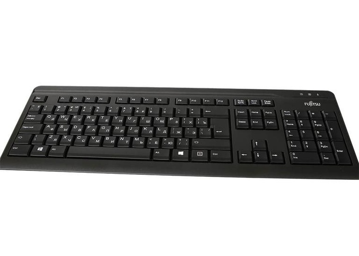 Клавіатура Fujitsu KB410 USB Black (S26381-K511-L419) ENG/RU