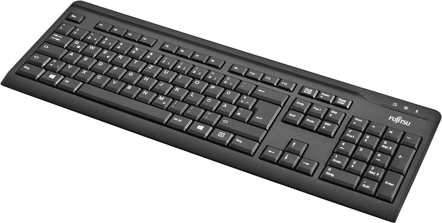 Клавіатура Fujitsu KB410 USB Black (S26381-K511-L494) ENG/UKR