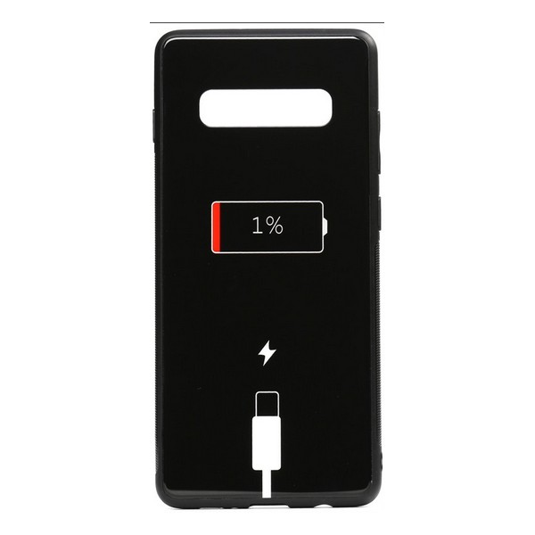

Накладка для Samsung Galaxy G975 S10 Plus TOTO Cartoon Print Glass Case Battery Charge Black, Cartoon Print Glass Case Samsung Galaxy S10+ A monkey