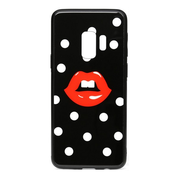 

Накладка для Samsung Galaxy G960 S9 TOTO Cartoon Print Glass Case Red Lips, Cartoon Print Glass Case Samsung Galaxy S9 A monkey