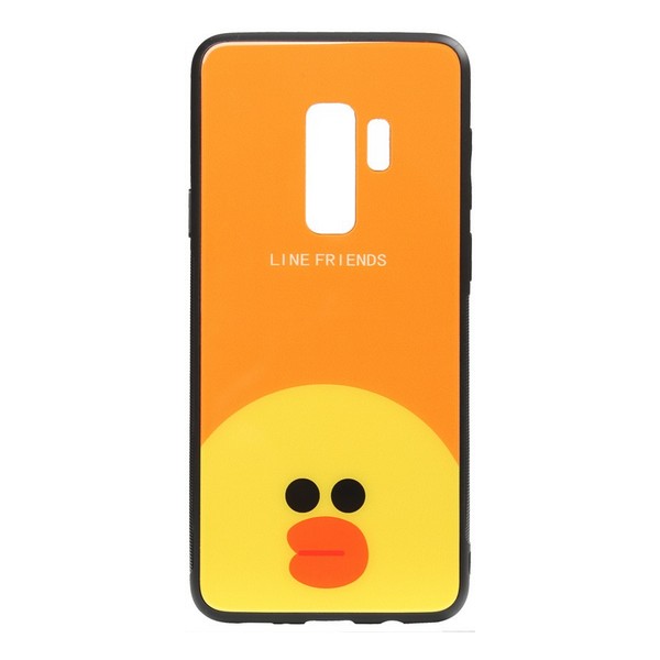 

Накладка для Samsung Galaxy G965 S9 Plus TOTO Cartoon Print Glass Case Lin friends Sally, Cartoon Print Glass Case Samsung Galaxy S9+ A monkey