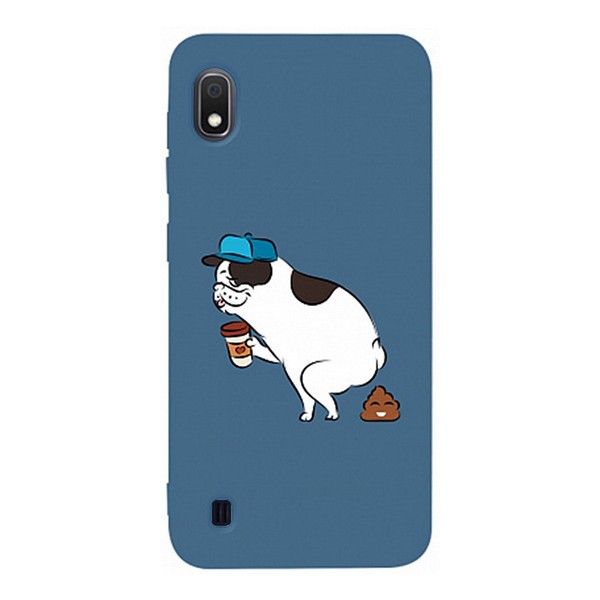 

Накладка для Samsung Galaxy A105 A10 TOTO Matt TPU 2mm Print Case Mops Kak Navy Blue, Matt TPU 2mm Print Case Samsung Galaxy A10 #1 Unicorn Circle Sky Blue
