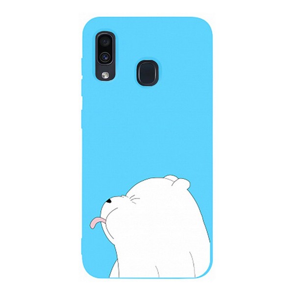 

Накладка для Samsung Galaxy A305 A30/Galaxy A205 A20 TOTO Matt TPU 2mm Case Bear Tongue Sky Blue, Matt TPU 2mm Print Case Samsung Galaxy A20/A30 #1 Unicorn Circle Sky Blue