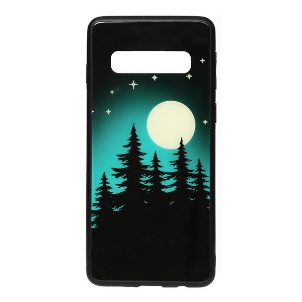

Накладка для Samsung Galaxy G973 S10 TOTO Night Light Print Glass Case Moon, Night Light Print Glass Case Samsung Galaxy S10 Deer