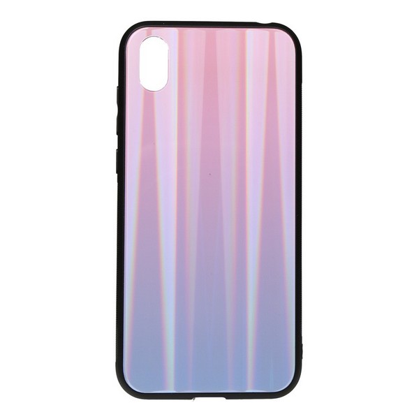 

Накладка для Huawei Y5 2019 TOTO Aurora Print Glass Case Lilac, Aurora Print Glass Case Huawei Y5 2019 Lilac