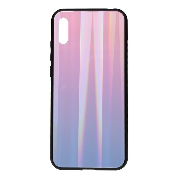 

Накладка для Huawei Y6 2019 TOTO Aurora Print Glass Case Lilac, Aurora Print Glass Case Huawei Y6 2019 Lilac