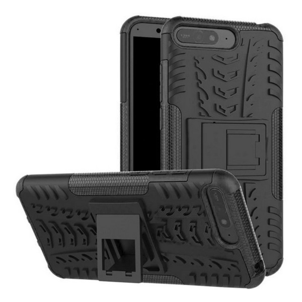 

Накладка для Huawei Y6 2018 TOTO Dazzle Kickstand 2 in 1 Case Black, Dazzle Kickstand 2 in 1 Case Huawei Y6 2018 Black