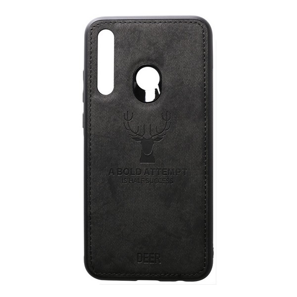 

Накладка для Huawei P Smart Plus 2019 TOTO Deer Shell With Leather Effect Case Black, Deer Shell With Leather Effect Case Huawei P Smart+ 2019 Black